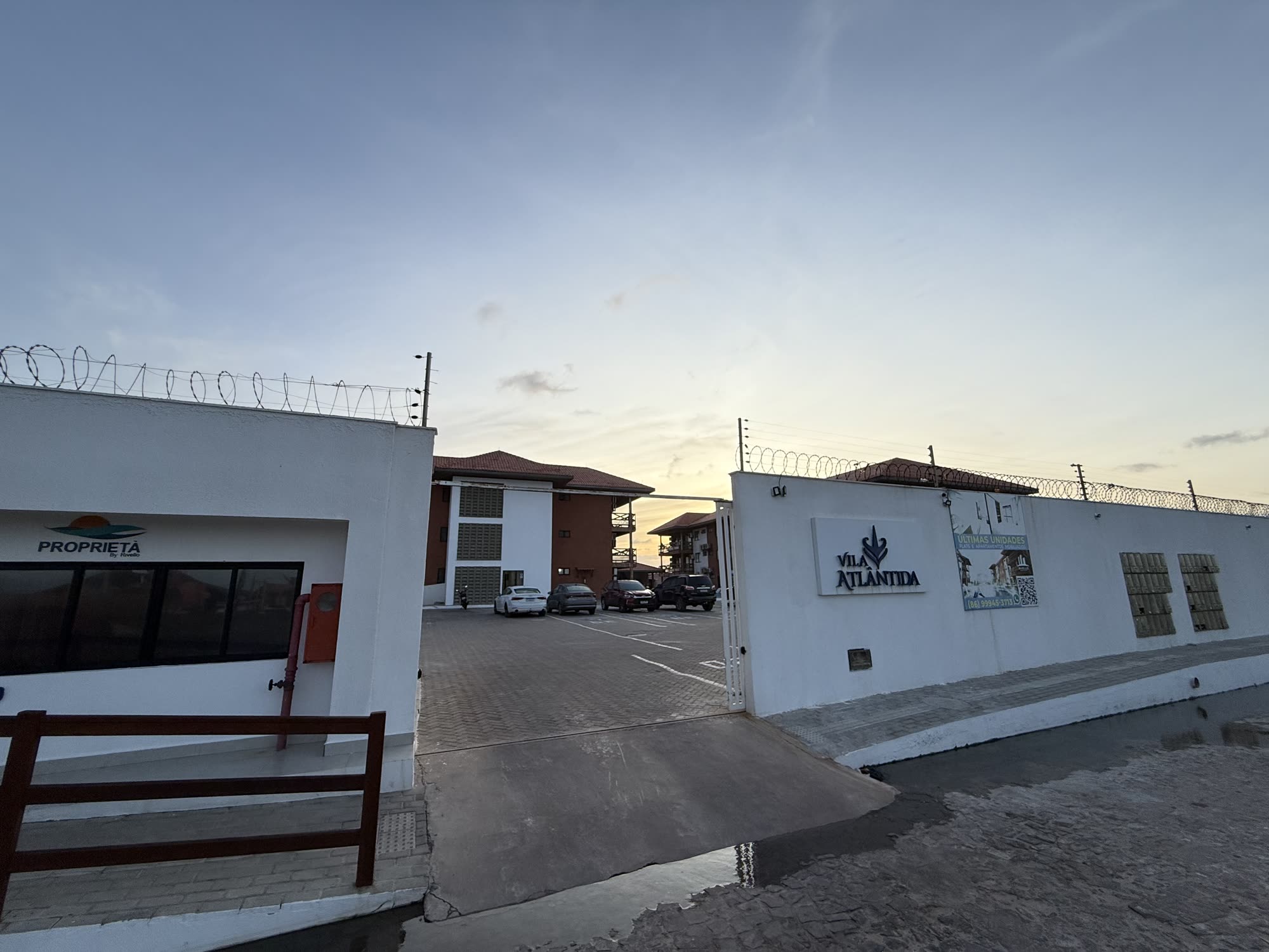 Entrada do condomínio Vila Atlântida